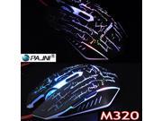 2400DPI 6D PAJNI M320 Computer Gaming Optical Mouse FOR MMO WOW RAZER FPS LOL DOTA