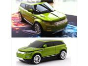 Land Rover Range Evoque 1600DPI 3D Car Shape Usb Optical Wireless Gaming Mouse Mice GREEN