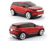 2014 Land Rover Range Evoque 3D 1600DPI Car Shape Usb Optical Wireless Gaming Mouse Mice Red