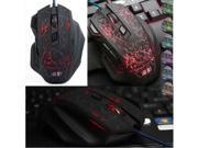 2014 7D 2000DPI Magic Hawk Molten Gaming Mouse 7 Buttons for MMO WOW CS CF LOL FPS