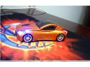 NEW Cool Model 3D Infiniti Car Shape Usb Optical Mouse for Laptop 4 Colors mice Orange