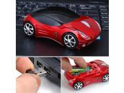 New 3D 1200DPI Cool Sport Car Shape Usb Optical Wireless Mouse Gamin Mouse 5 Colors Available