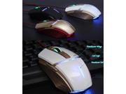 Iron Man 1800DPI 6D SunSonny T M30 6 Buttons X3 Optical Usb Gamer Gaming Mouse White