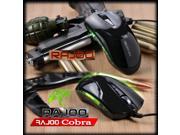 2014 1600DPI RAJOO Cobra Diamondback Optical Usb Pro Gaming Mouse for PC LAPTOP CS CF RAZER WOW LOL