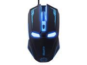 NAFFEE G5S Iron Man 6 Buttons X3 Optical Wired USB Professional Gaming Mouse 2400DPI 6D Auto Sleep Accurate and Reliable Sensor for PC Laptop Gamer