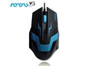 NONO X5 1600DPI 6D Optical Wired USB Gaming Mouse for Gamer PC Laptop Home Office Users Ergonomic Design Comfortable Matte Finish