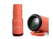 PANDA 30x50 Dual Focus Zoom Green Optic Lens Armoring Monocular Telescope Orange