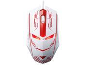 RAJFOO The RED Terminator 1600DPI 6D Optical Wired Usb Gaming Mouse for Gamer PC Laptop Home Office User Ergonomic Design Comfortable Matte Finish Cool LE