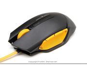 James Donkey JD112 2400DPI 8D Optical 6 Buttons Ergonomic Usb Cool Gaming Mouse in Black
