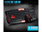 CityForm 8100 Ergonomic Gaming Keyboard 2.4GHz Cordless Gamer Gaming Mouse Set