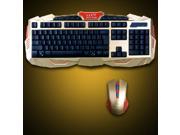 CityForm RK6100 Multimedia Ergonomic Usb Gaming Keyboard 2.4GHz 1000 1600DPI 6 Buttons Usb Wireless Gaming Mouse Set