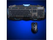 CityForm RK6100 Multimedia Ergonomic Usb Gaming Keyboard 2.4GHz 1000 1600DPI 6 Buttons Usb Wireless Gaming Mouse Set