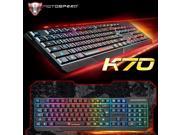 MotoSpeed K70 Colorful Illuminated Backlight Usb Wired Gaming Backlit Keyboard