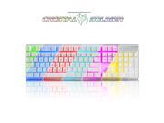 Ajazz Crystal Soldier AK6 Multimedia Usb Gaming Keyboard with 7 Colors Backlit