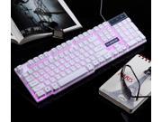 RAJFOO Cyborg Soldier Backlit Multimedia Ergonomic Usb Gaming Keyboard