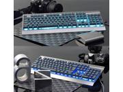 Ajazz Cyborg Soldier 2nd AK27 Ergonomic Usb Gaming Keyboard with 7 Color Backlit