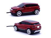 Limited Edition Land Rover Range Evoque Racing Car Shape Wired Mouse Mice