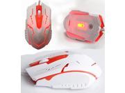 6D 2400 DPI LEIRUI Wolfteam Optical Wired X4 Usb Ergonomic Gaming Mouse