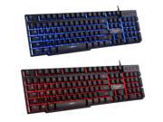 Mad Warrior GX50 3 Colors Ergonomic Backlit Usb Gaming Keyboard Blue Red Purple