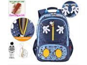 Disney Mickey Cartoon School Bag for Grades 1 3 Children Girls Boys Backpack