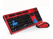 CityForm KH3800 Multimedia Ergonomic Usb Gaming Keyboard 2.4GHz 1000 1600DPI 6 Buttons Usb Wireless Gaming Mouse Set