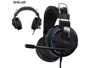 E 3LUE Cobra EHS937 Blue Light Gaming Headsets Microphone for Gamer MSN SKYPE