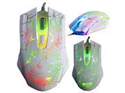 UrChoiceLtd® Ajazz Dark Knight Mouse 2400DPI Wired Mice Usb Rainbow LED 6 Buttons Optical PC Laptop Ergonomic Gaming Mouse New
