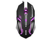 UrChoiceLtd® KEVE 3200 DPI Mechanical Aggravation Gaming Wired Mouse Professional Game Office Usb Optical Gaming Mouse with Headlight and Tail Light Up