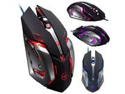 UrChoiceLtd® 2016 RAJFOO Crazy Scorpion Wired Mouse 8D 1200 1600 2400 3200DPI 6 Buttons Mice Ergonomic Usb Optical Pro Gaming Mouse with Metal Backplane