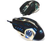 UrChoiceLtd® XM 326 Technology Mamba Optical 4000DPI 6 Buttons 7 Professional LED Wired USB Ergonomic PC Pro Gaming Mouse Mouse Mice Adjustable DPI Switch Funct