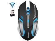 UrChoiceLtd 2016 NAFFEE Star 2.4GHz Wireless 6D 2400DPI Rechargeable Silent 6 Buttons Usb Optical Gaming Mouse For Laptop Computer Notebook Desktop Game Office