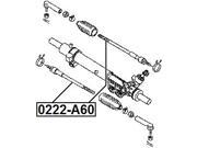 Axial Joint Tie Rod Nissan Armada Ta60 Infiniti Qx56 Ja60 2003 2012 OEM 48521 7S000