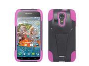 Hybrid Protector Hard Shell Stand Cover Case For Kyocera Hydro Icon C6730