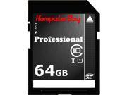 Komputerbay 64GB SDXC Secure Digital Extended Capacity Speed Class 10 Flash Memory Card 15MB s Write 20MB s Read 64 GB