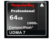 KOMPUTERBAY 64GB Professional COMPACT FLASH CARD CF 1000X 150MB s Extreme Speed UDMA 7 RAW 64 GB