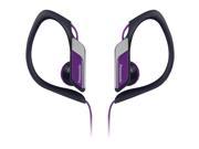 PANASONIC RP HS34 V Sweat Resistant Sports Earbuds Purple