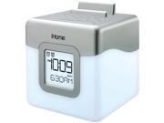iHome iHM28WC Color Changing LED Dual Alarm Clock Radio Speaker System with USB Charging