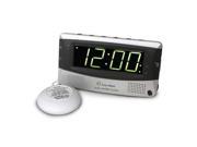 Sonic Bomb SA SBD375SS Dual Alarm Clock w Bed Shaker
