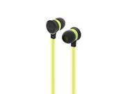 ILUV NEONGLOWSGN Neon Glow Earphones with Microphone Remote Green