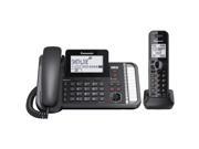 PANASONIC KX TG9581B DECT 6.0 1.9 GHz Link2Cell 2 Line Digital Cordless Phone 1 Handset