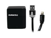 DURACELL PRO173 1 Amp USB Wall Charger with Lightning R Cable
