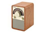 AM FM Table Top Wooden Radio Walnut