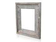 8x10 reclaimed wood frame NATURAL
