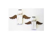Natural Reclaimed Rustic Angel Twin Pack