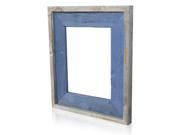8x10 reclaimed wood frame DEEP OCEAN