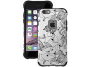 BALLISTIC UT1667 B29N iPhone R 6 6s Urbanite TM Select Case Black Textured TPU with Tiger Lily Pattern