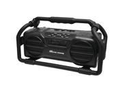 PYLE PJSR350BK Industrial BoomBoX Rugged Bluetooth R Speaker Black