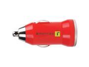 IESSENTIALS IE PCPUSB RD 1 Amp USB Car Charger Red