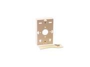 MOUNTING BOX- LOW-PROFILE- 1-GANG- IVORY MOUNTING BOX- LOW-PROFILE- 1-GANG- IVORY