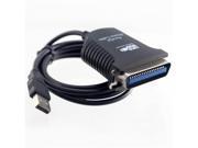 USB 2.0 to Printer Port IEEE 1284 Parallel Adapter Cable